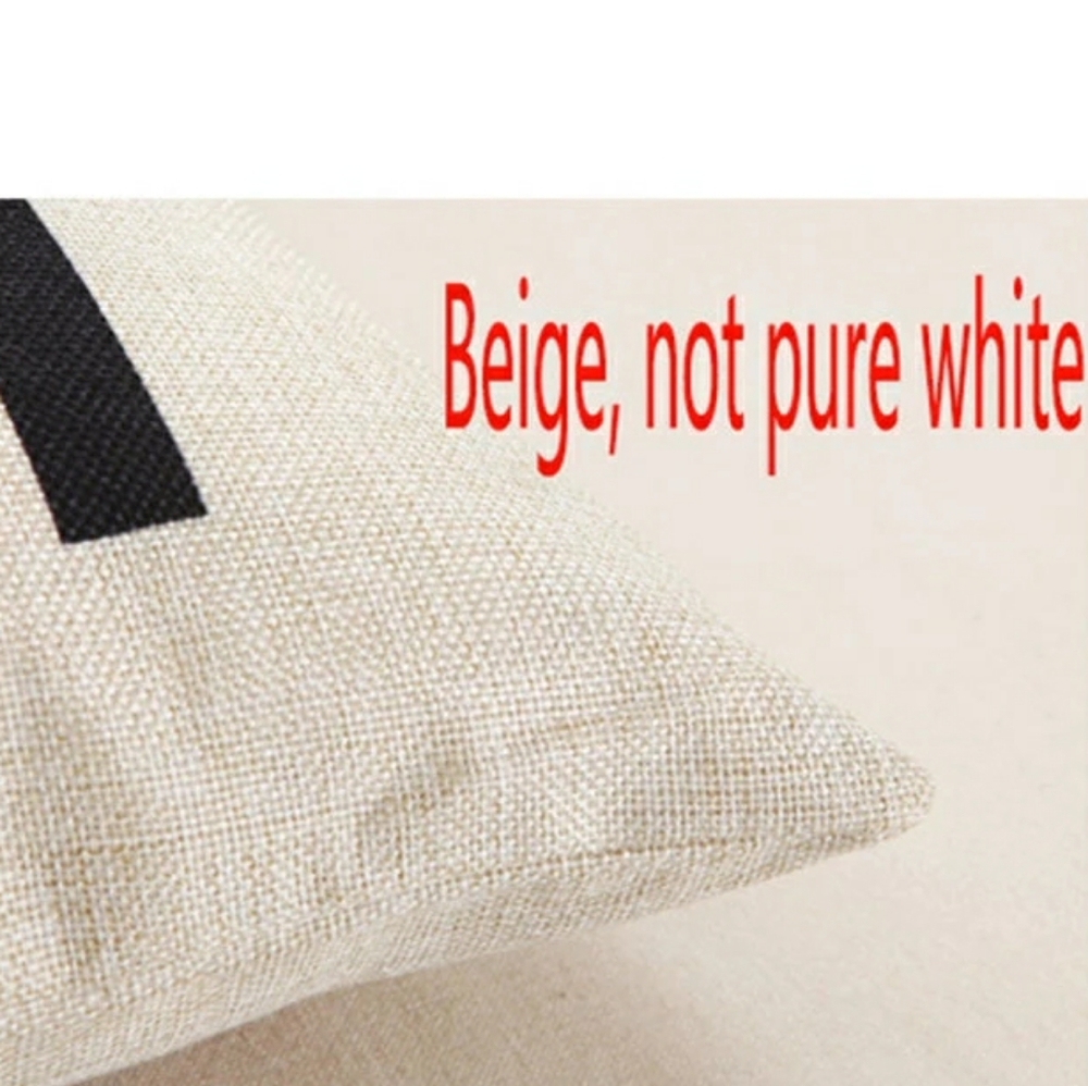 New Home Decor Linen Blend Champagne Brand Pillowcase - Picture 2 of 3
